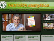 Tablet Screenshot of nutricionenergetica.com